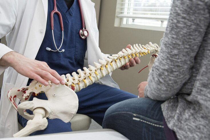 Symptoms of osteochondrose